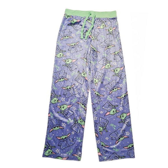 Star Wars Purple Green Grogu Yoda Pajamas - Picture 3 of 11